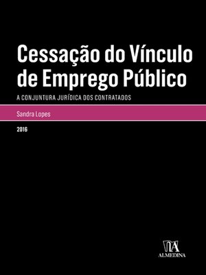cover image of Cessação do Vínculo de Emprego Público